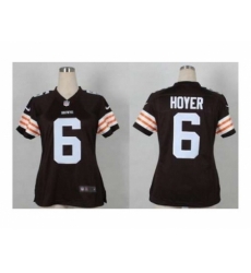 Nike Women Jerseys Cleveland Browns #6 Hoyer brown