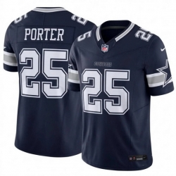 Men Dallas Cowboys  25  Joey Porter Jr Navy 2026 F U S E Vapor Untouchable Limited Stitched Football Jersey