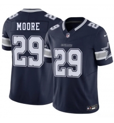 Men Dallas Cowboys  29 Devin Moore Navy 2026 Draft F U S E Vapor Untouchable Limited Stitched Football Jersey