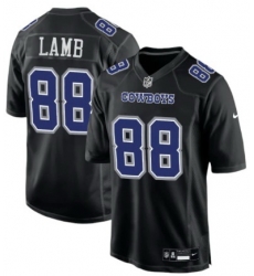 Men Dallas Cowboys #88 CeeDee Lamb Nike Game Jersey Black Royal Blue Stitched Jersey