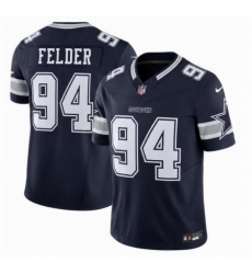 Men Dallas Cowboys 94 FELDER Navy 2026 F U S E Vapor Untouchable Limited Stitched Football Jersey