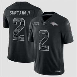Men Denver Broncos  2 Patrick Surtain II Black F U S E  2026 Salute to Service Limited Stitched Football Jersey