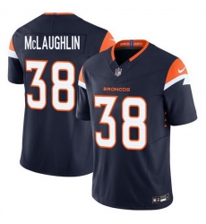Men Denver Broncos 38 Jaleel McLaughlin Navy F U S E Vapor Limited Stitched Football Jersey Men Denver Broncos 38 Jaleel McLaughlin Navy F U S E Vapor Limited Stitched Football Jersey