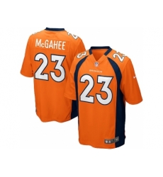 Nike Denver Broncos 23 Willis McGahee orange Game NFL Jersey