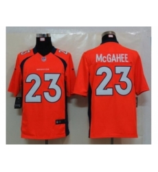 Nike Denver Broncos 23 Willis McGahee orange Limited NFL Jersey