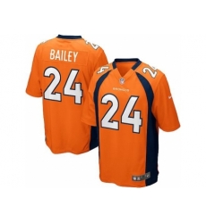 Nike Denver Broncos 24 Champ Bailey orange Game NFL Jersey