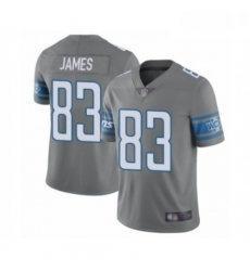 Youth Detroit Lions 83 Jesse James Limited Steel Rush Vapor Untouchable Football Jersey