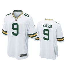 Men Green Bay Packers 9 Christian Watson White Stitched Football Jersey