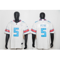 Men Houston Texans  5 Jalen Pitre White 2026  HOUSTON US  Rivalries Collection Limited Stitched Football Jersey