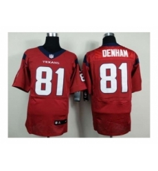 Nike Houston Texans 81 Anthony Denham red Elite NFL Jerseys