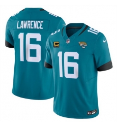 Men Jacksonville Jaguars 16 Trevor Lawrence Teal 2025 F U S E  With 4 Star C Patch Vapor Untouchable Limited Stitched Jersey Men Jacksonville Jaguars 16 Trevor Lawrence Teal 2025 F U S E  With 4 Star C Patch Vapor Untouchable Limited Stitched Jersey