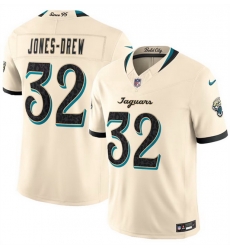Men Jacksonville Jaguars  32 Jahlani Tavai Cream 2026 F U S E  Rivalries Collection Limited Stitched Football Jersey