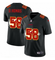 Kansas City Chiefs 58 Derrick Thomas Men Nike Team Logo Dual Overlap Limited NFL Jersey Black