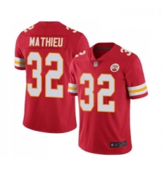 Men Kansas City Chiefs 32 Tyrann Mathieu Red Team Color Vapor Untouchable Limited Player Football Jersey