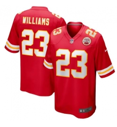 Men's Nike Kansas City Chiefs Joshua Williams #23 Red Stitched NFL Jersey