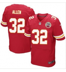 Nike Kansas City Chiefs #32 Marcus Allen Red Team Color Men 27s Stitched NFL Elite Jersey