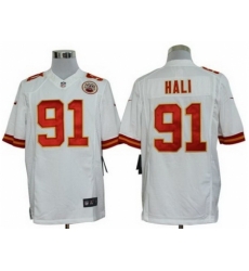 Nike Kansas City Chiefs 91 Tamba Hali White LIMITED NFL Jersey