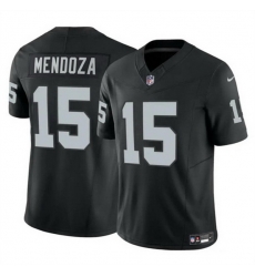 Youth Las Vegas Raiders 15 Fernando Mendoza Black 2026 Draft F U S E Vapor Untouchable Limited Stitched Football Jersey Youth Las Vegas Raiders 15 Fernando Mendoza Black 2026 Draft F U S E Vapor Untouchable Limited Stitched Football Jersey