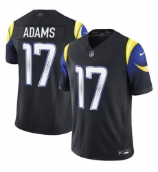 Women Los Angeles Rams 17 Davante Adams Black 2025 F U S E   Rivalries Vapor Limited Stitched Jersey 