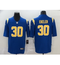 Men Nike Los Angels Chargers 30 Austin Ekeler Blue Vapor 2nd Alternate Limited Jersey