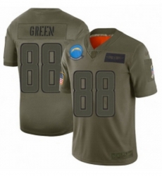 Youth Los Angeles Chargers 88 Virgil Green Limited Camo 2019 Salute to Service Football Jersey