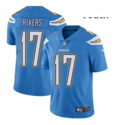 Youth Nike Los Angeles Chargers 17 Philip Rivers Elite Electric Blue Alternate NFL Jersey