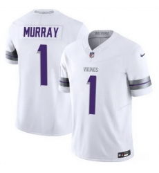 Men Minnesota Vikings  1 Kyler Murray White 2026 F U S E  Winter Warrior Limited Stitched Jersey