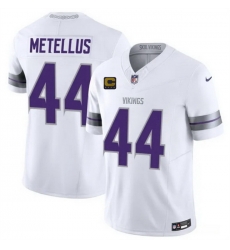 Men Minnesota Vikings  44 Josh Metellus Purple 2026 F U S E  4 Star C Patch Throwback Vapor Untouchable Limited Stitched Jersey