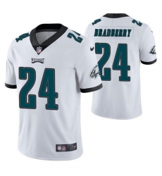 Men Philadelphia Eagles 24 James Bradberry White Vapor Untouchable Limited Stitched Jersey