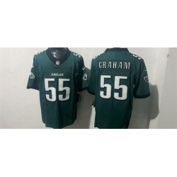 Men Philadelphia Eagles  55 Brandon Graham Green 2026 F U S E  Vapor Untouchable Limited Stitched Football Jersey