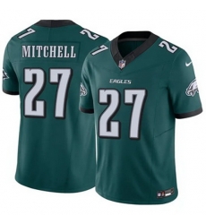 Men Philadelphia Eagles Quinyon Mitchell #27 Green F U S E Stitched NFL Jersey