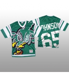 NFL Philadelphia Eagles 65 Lane Johnson Green Men Mitchell  26 Nell Big Face Fashion Limited NFL Jersey