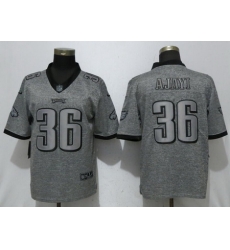 Nike Eagles #36 Jay Ajayi Gray Gridiron Gray Vapor Untouchable Limited Jersey