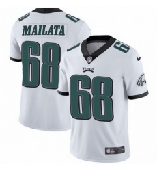 Nike Eagles 68 Jordan Mailata White Vapor Untouchable Limited Jersey