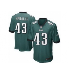 Nike Philadelphia Eagles 43 Darren Sproles Green Game NFL Jersey