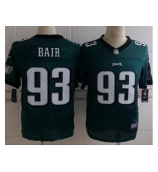 Nike Philadelphia Eagles 93 Brandon Bair Green Elite NFL Jersey