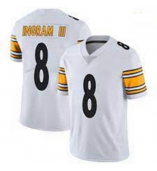 Men Pittsburgh Steelers 8 Ingram III Gold Rush Jersey  282 29