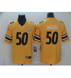 Nike Steelers 50 Ryan Shazier Gold Inverted Legend Limited Jersey