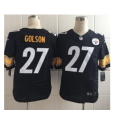 nike nfl jerseys pittsburgh steelers 27 golson black[Elite][golson]