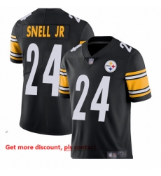 Steelers 24 Benny Snell Jr  Black Team Color Youth Stitched Football Vapor Untouchable Limited Jersey