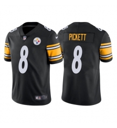 Youth Pittsburgh Steelers 8 Kenny Pickett Black Vapor Untouchable Limited Stitched Jersey