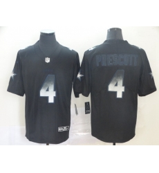 Cowboys 4 Dak Prescott Black Arch Smoke Vapor Untouchable Limited Jersey