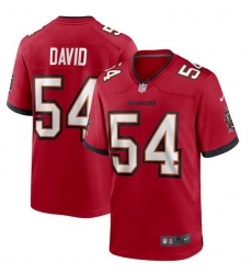 Men Nike Tampa Bay Buccaneers 54 Lavonte David Red Vapor Limited Jersey