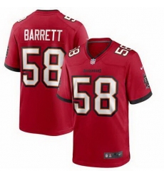 Men Nike Tampa Bay Buccaneers 58 Shaquil Barrett Red Vapor Limited Jersey