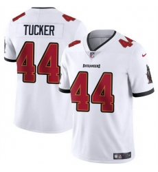 Men Tampa Bay Buccaneers 44 Sean Tucker White Vapor Limited Stitched Jersey