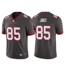 Men Tampa Bay Buccaneers 85 Julio Jones Grey Vapor Untouchable Limited Stitched Jersey