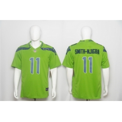 Men Seattle Seahawks  11 Jaxon Smith Njigba Green 2026 F U S E  Vapor Untouchable Limited Stitched Football Jersey