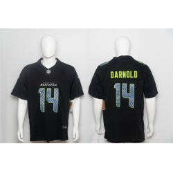 Men Seattle Seahawks  14 Sam Darnold Black 2026 F U S E  Vapor Untouchable Limited Stitched Football Jersey