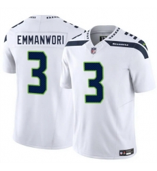 Men Seattle Seahawks 3 Nick Emmanwori White 2025 F U S E  Vapor Untouchable Limited Stitched Football Jersey Men Seattle Seahawks 3 Nick Emmanwori White 2025 F U S E  Vapor Untouchable Limited Stitched Football Jersey