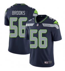 Nike Seahawks 56 Jordyn Brooks Steel Blue Team Color Men Stitched NFL Vapor Untouchable Limited Jersey